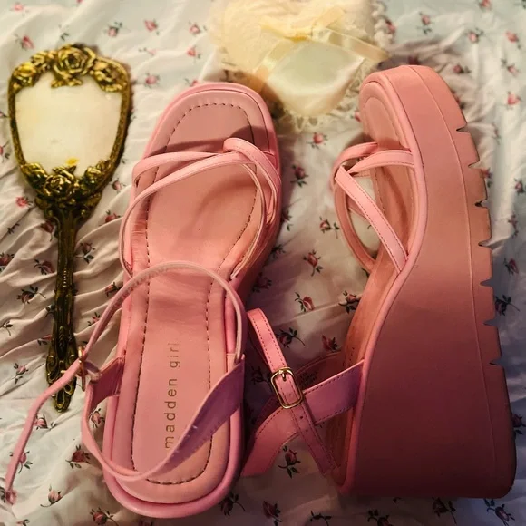 Madden Girl Shoes Madden Girl Vault Wedge Strappy Platform